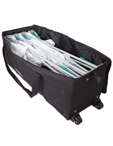 Stand parapluie tissu courbé - aluminium facile à déployer - Référence: PE-STAND-PARA-TISSU-CAR-4X3_1