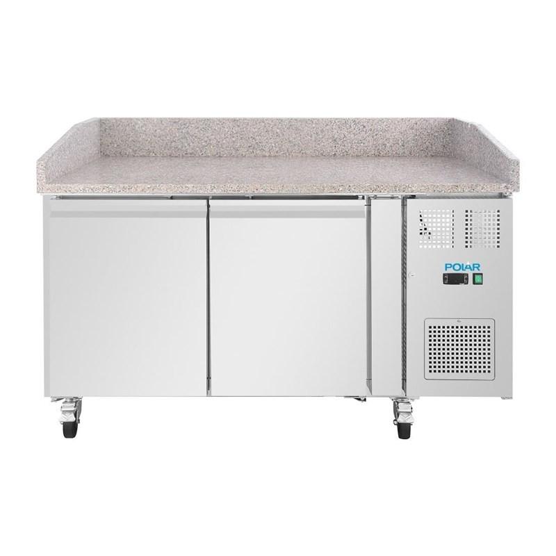 Comptoir à pizza 2 portes avec dessus en granit Série U 428L UA081 Polar_1