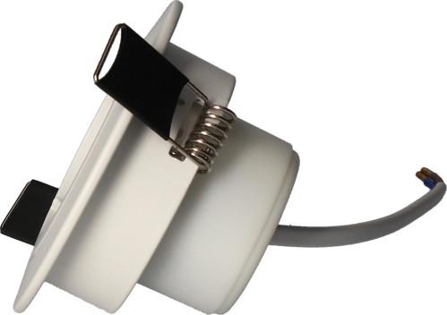 Kit 3 spots LED blancs encastrables Jade orientables - Module Triac 5W, 2700K, 400lm, ø83_1