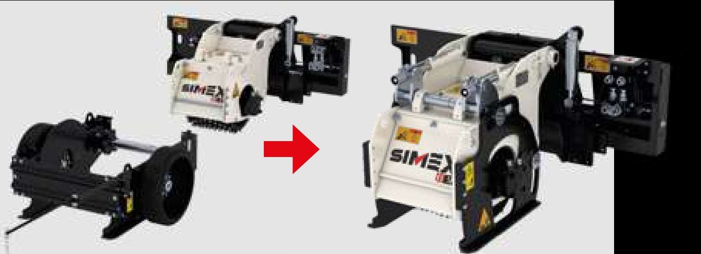 Raboteuse Simex RS 16 - Fraise hydraulique à coupe continue pour chargeuses compactes_1