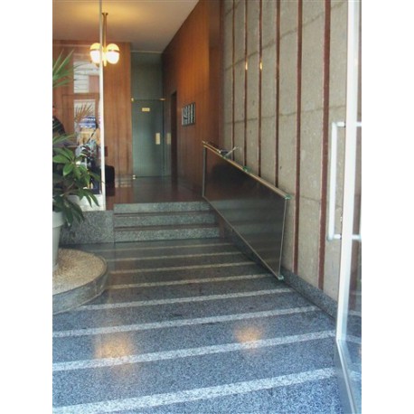 Rampe fixe large 100 à 300 cm pour fauteuils électriques, scooters et poussettes - Référence 30030-100_1