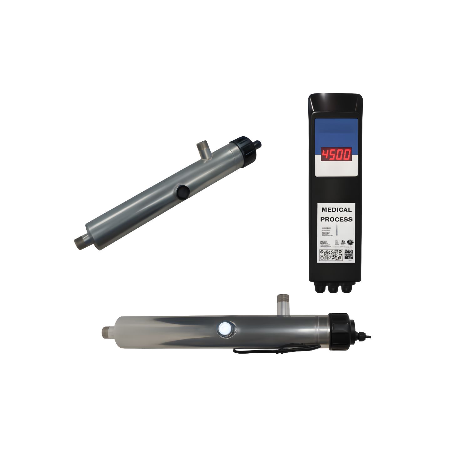 Stérilisateur d'eau UVc - Lampes DHD Philips haute puissance - Inox 316L alimentaire - Coffret étanche IP56_0