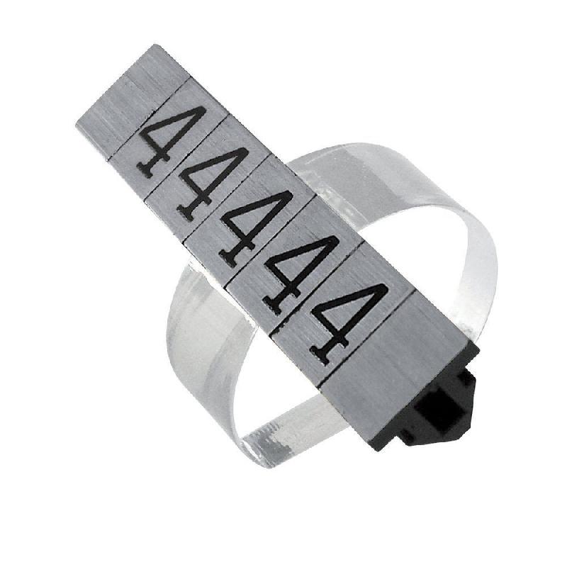 Support prix 1cm demi-lune transparent - par 20 - acrylique pour affichage magasin et vitrine_1