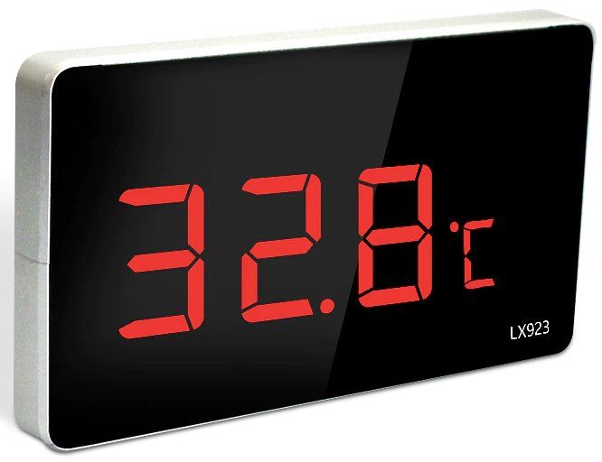 Afficheur géant LX903 - 4/20mA ou 0/10V DC - chiffres LED rouges de 6 cm - mesure de -40 à 110 ℃_1