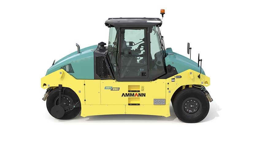 Compacteur sur pneus Art 280 Tier 4f - Ammann - longueur 5040 mm - poids ajustable de 9 à 28 tonnes_1