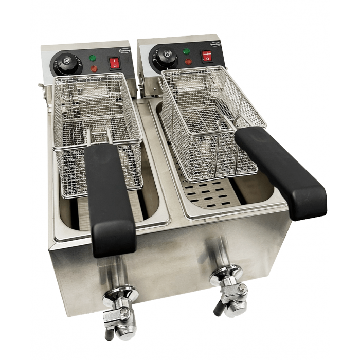 Friteuse posable électrique 2x4 l 7455.1002 COMBISTEEL_1