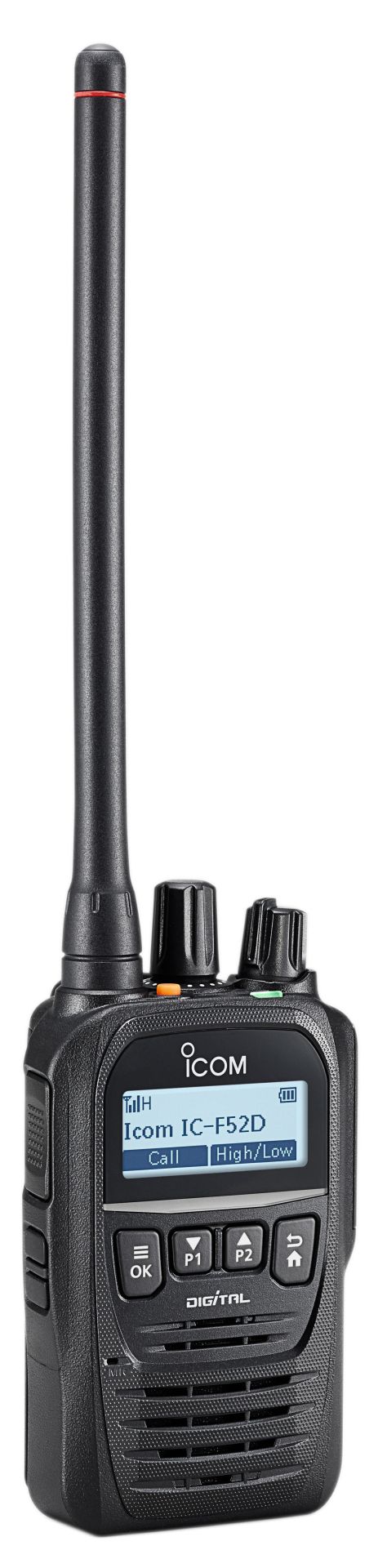 Portatif radio numérique ultra compact avec PTI et Lone Worker - ICOM IC-F52D - Bluetooth, étanche IP67, réduction active du bruit_1