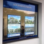 Porte-affiche grands formats LED - Finition de prestige avec formats A2, A1 et A0_1