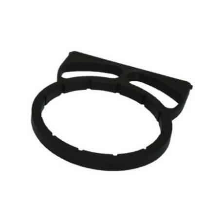 Porte filtre transparent 9-3/4 pouces polyvalent avec équerre de fixation et clé_1