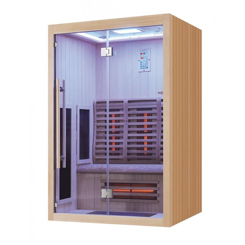 SAUNA INFRAROUGE BOREAL® SIGNATURE 130 À SPECTRE COMPLET - 130X110X205_1