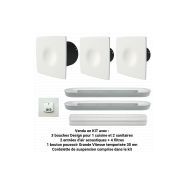 VMC Simple Flux EVIA QAI - Ventilation mécanique contrôlée - DMO - 21 dB(A) à 2 m - Très basse consommation électrique_1