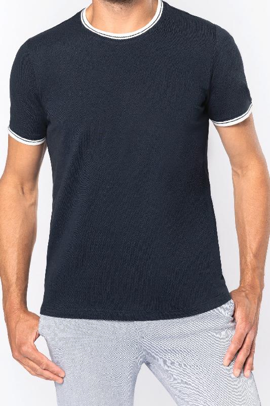 T-shirt maille piquée col rond homme - 100% coton - Réf: K373 - Kariban_1