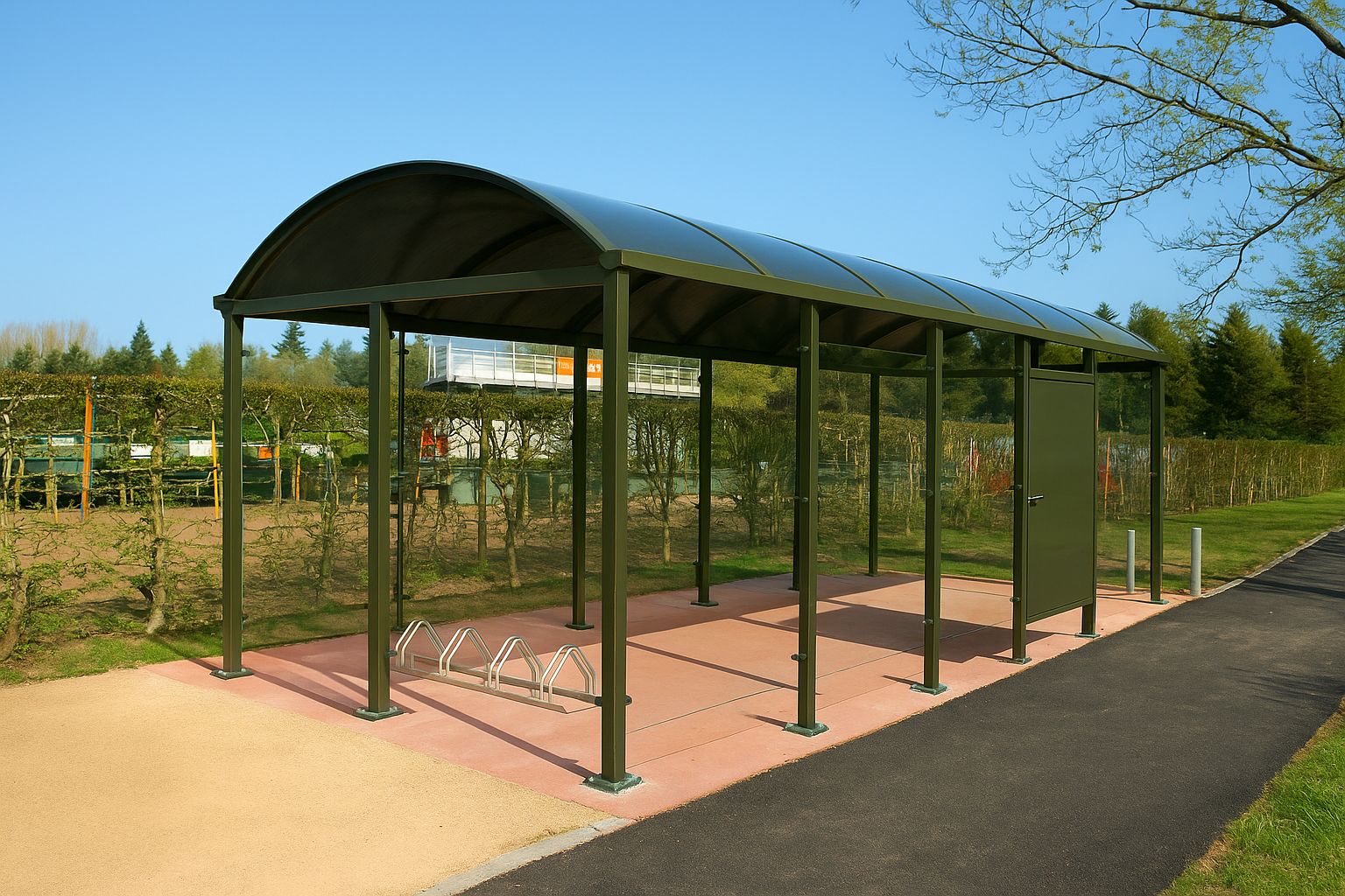 Abri vélos sécurisé vitré_1