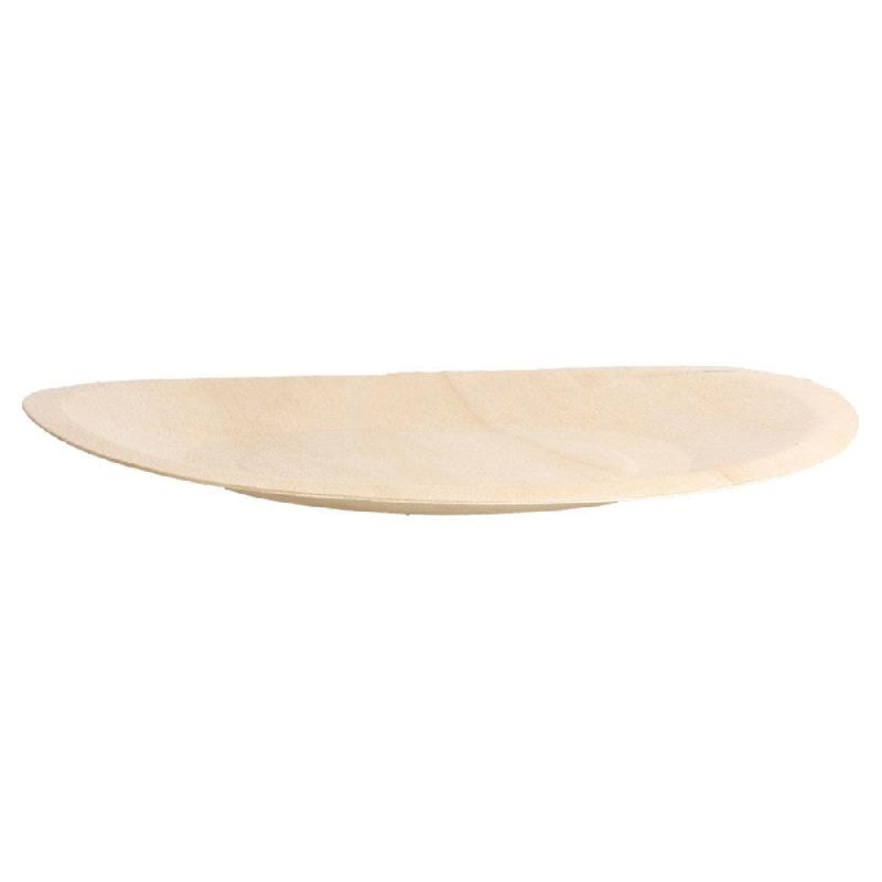 Assiette ronde bois de peuplier Ø15,5x1cm - par 50_1