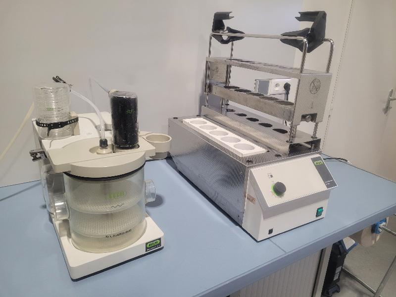 BUCHI speeddigester bloc de minéralisation K-425 + Scrubber K-415_1