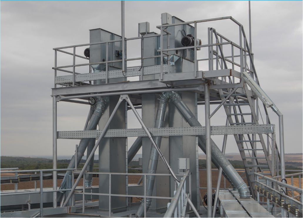 Élévateur à godets ELICA - transport vertical et horizontal de matériaux secs en vrac - modèles modulaires en acier galvanisé_1