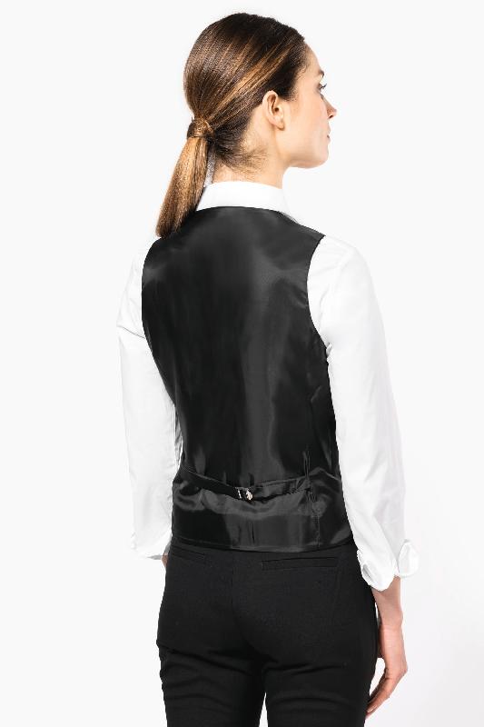 Gilet femme - Réf: K502 - Kariban - 64% polyester, 34% viscose, 2% élasthanne - Taille 34 à 46 - Couleur Black_1