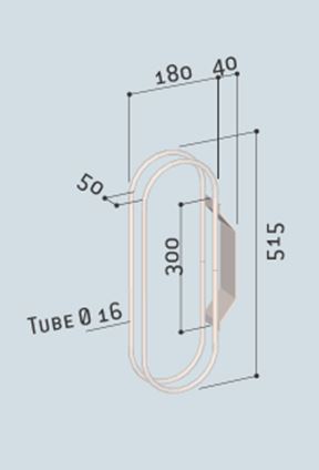 Griffe murale fixe - acier galvanisé - fixation murale par vis et chevilles - support vélo - lot de 5 pièces_1