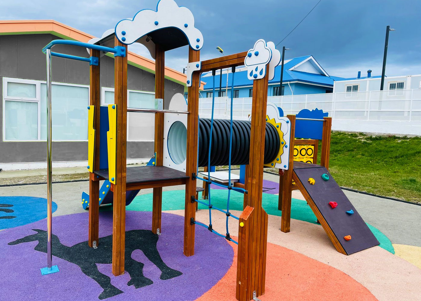 Structure de jeu Rayo JEDU07 - Collection EDUCA pour apprendre en jouant - Bois lamellé et panneaux ECOPLAY_1