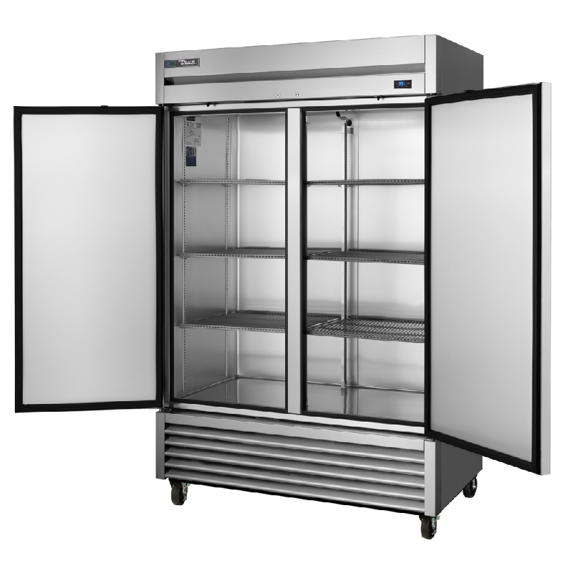Armoire réfrigérée positive Inox 2portes pleines 914L True_1