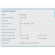 Atlas Gigas - ascenseur monte-malade - Kleemann - charge nominale de 1050kg à 2500kg - moteur sans engrenage - éco-design ISO 14006_1