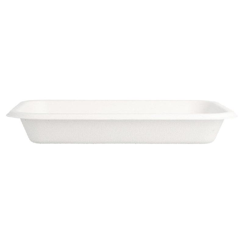 Barquette bagasse blanche 350cc 18x12x2,5cm - par 600_1