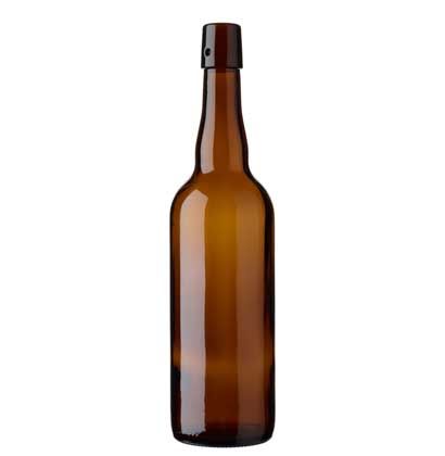 Bouteille bière en verre - fermeture mécanique - disponibles en plusieurs formats, bagues et couleurs_0