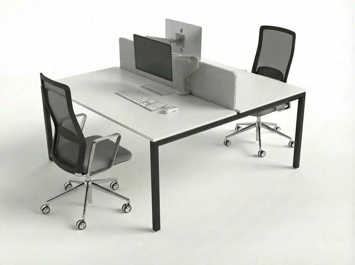 Bureau double LESS -N -M 2 PER L. 160 H. 74 P. 160_1