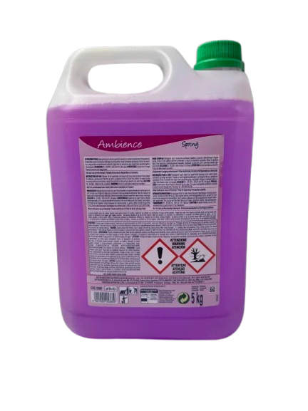 Detergent surodorant longue duree toutes surfaces ph:10 ± 0,5 parfum ambience spring bidon de 5l_1