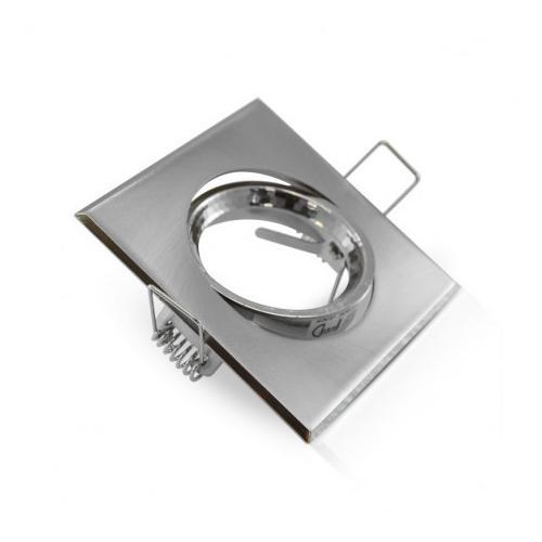 Support plafond carré orientable argent 84 x 84 mm - Elv772049 - Rue des Ampoules_1