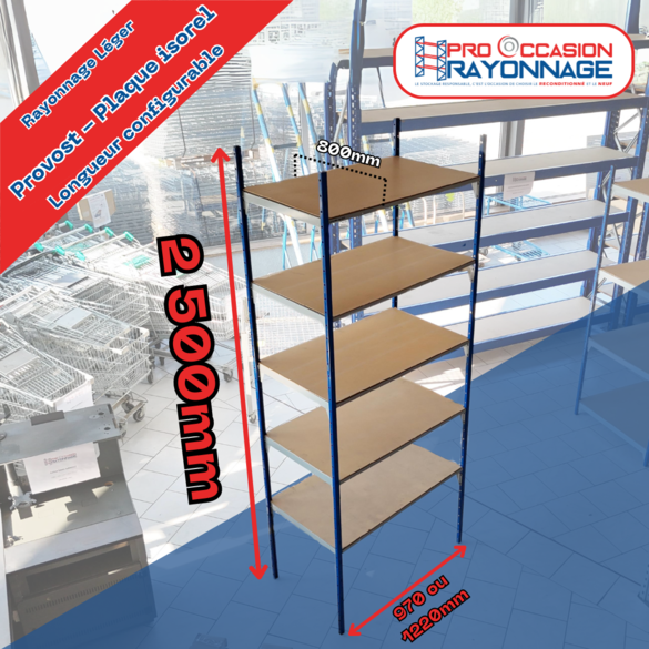 Étagère PROVOST - Plaque isorel - Configurable_1