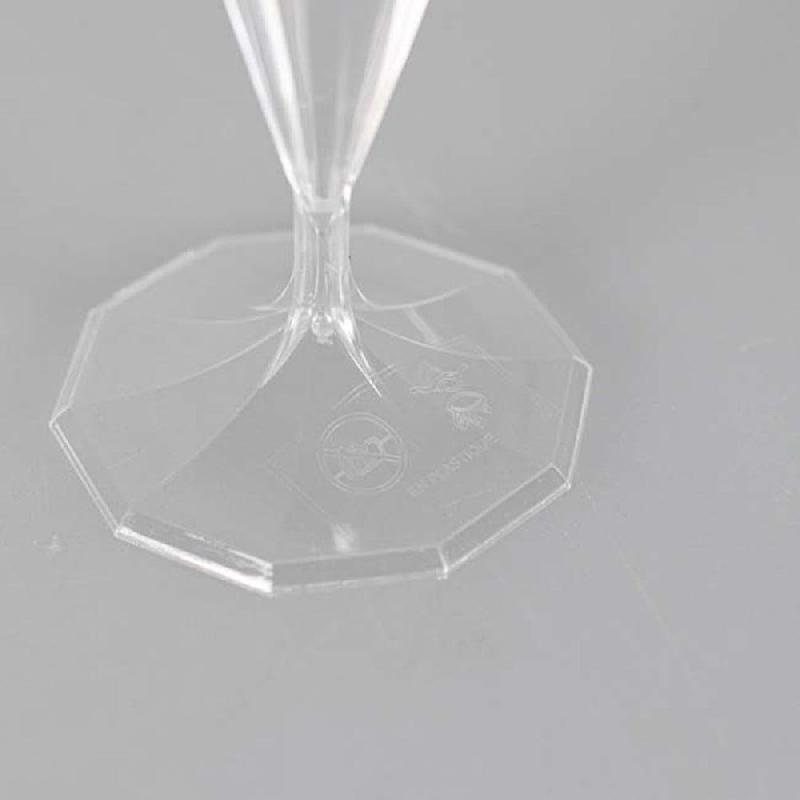 Flute cristal réutilisable en plastique 13 cl - par 10_1