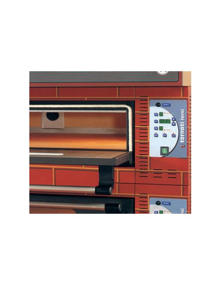 Four à pizzas Tornati Forni 2x8 pizzas - Euro 126 D - électrique avec briques réfractaires et programmation digitale_1
