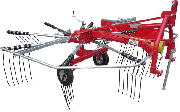 Ga 300 3PL - Andaineur agricole DMC Italia - 3,00 m de largeur de travail avec groupe à bain d'huile et 8 bras_1