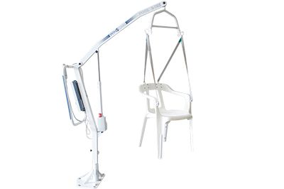 Lève-personne handicapé - 185 kg maximum - transfert fauteuil à piscine - Winncare Pool E185_1