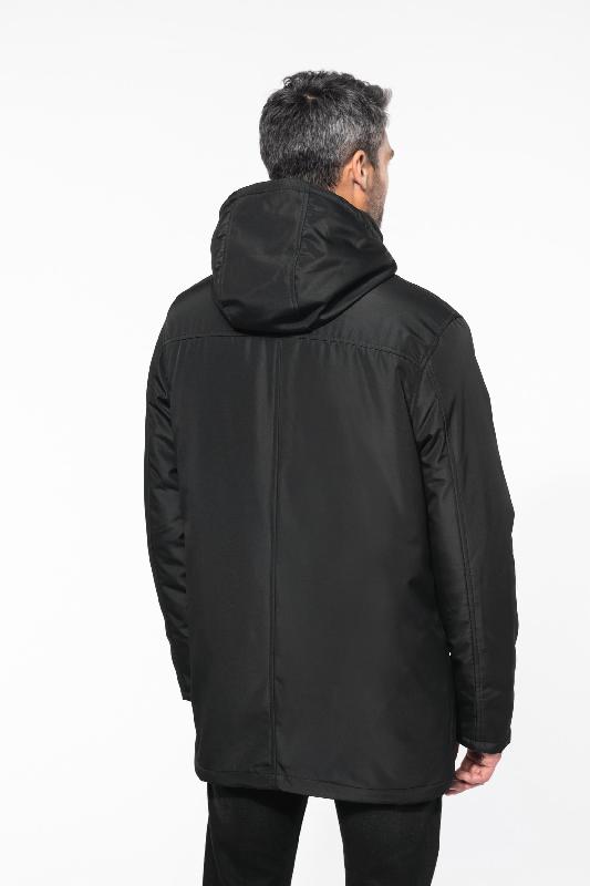 Parka avec capuche amovible homme - Réf: K656 - Kariban - Polyester pongé et micropolaire_1