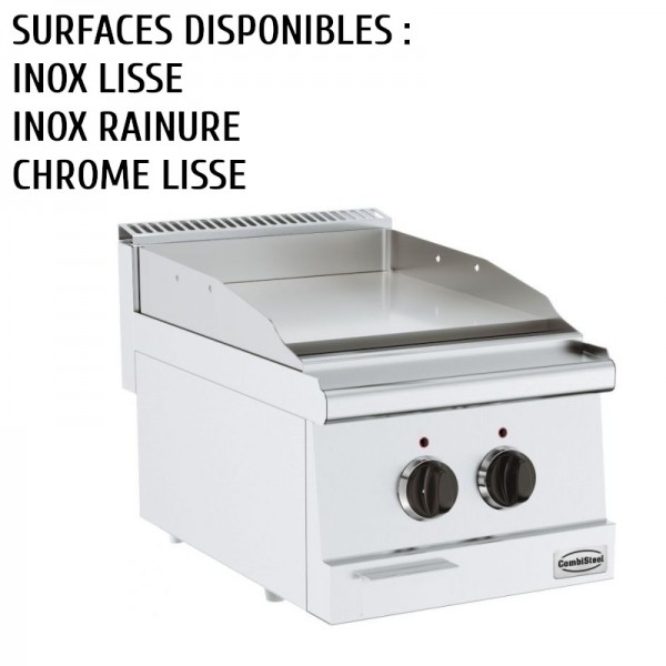 Petite plancha électrique professionnelle série 600 Combisteel - 7178.0035 - Plaque à snacker 15 mm, plusieurs finitions disponibles_1