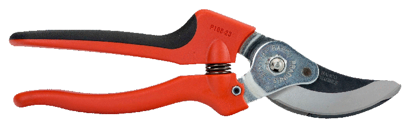 Sécateur Pradines P108 - coupe tirante, 20 mm, 200 mm, racloir anti-sève, poignée bi-matière - Réf : 623501_1