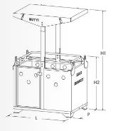 367ts - nacelle suspendue - Butti - toiture coulissante - capacité de charge 500kg - 4 personnes_1