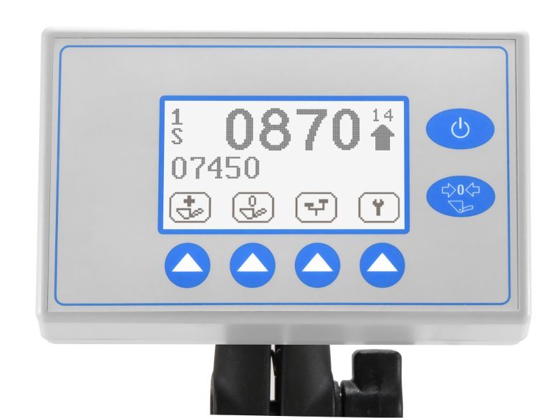 Console de pesage pour griffe à foin séchage en grange_1