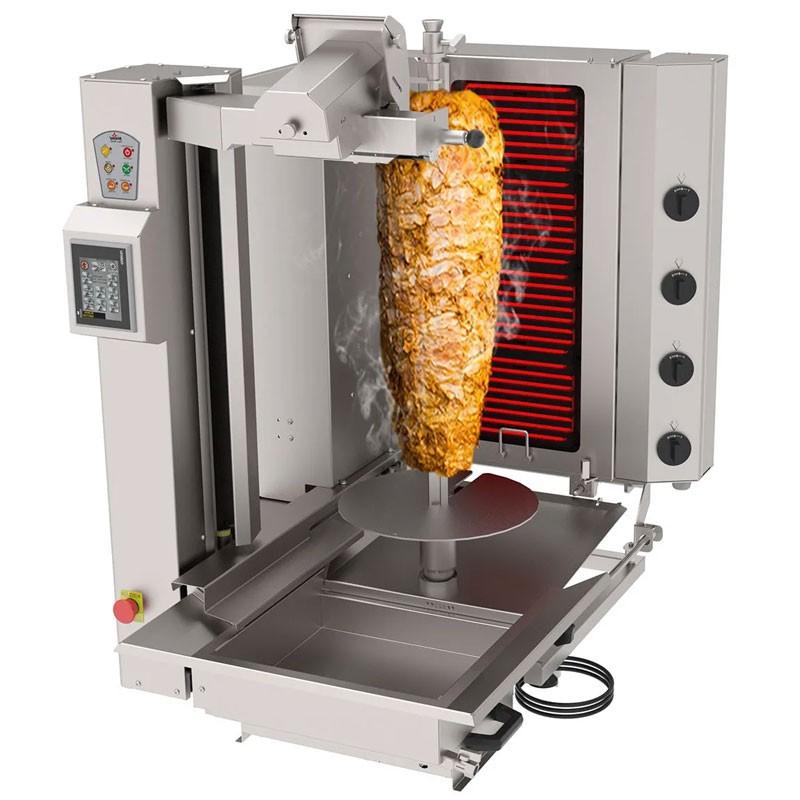 Grill Döner kebab électrique automatique 4 brûleurs max 95 kg_1