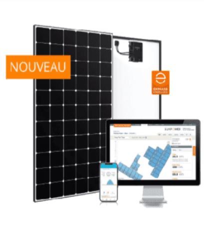 Panneau solaire Sunpower Maxeon 5 AC - 400Wc avec micro-onduleur Enphase intégré_1