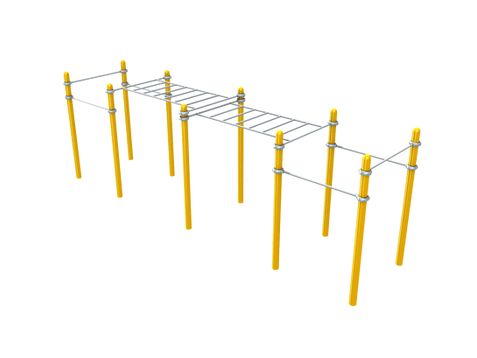 Station Street Workout Suspendue HER-08 - Parcours à franchir et barres de traction_1