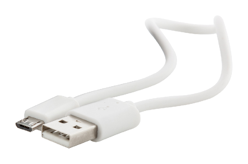 Power bank en aluminium - 2200 mAh - câble micro USB inclus - couleur orange_1