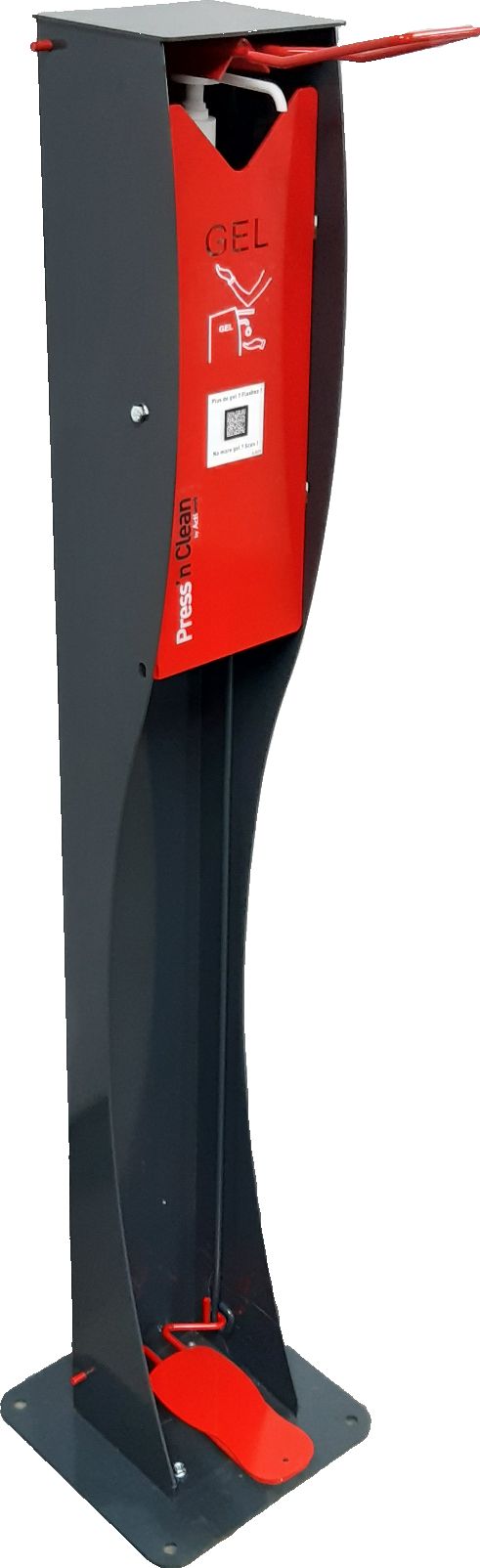 Borne press’n clean - actiwork - commande au pied - capacités : 1 et 5l_1