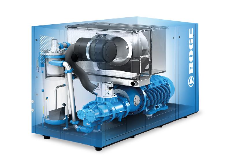 Compresseur à vis série S-4 BOGE - 55 à 160 kW, lubrifié à l'huile, refroidi par air et eau_1