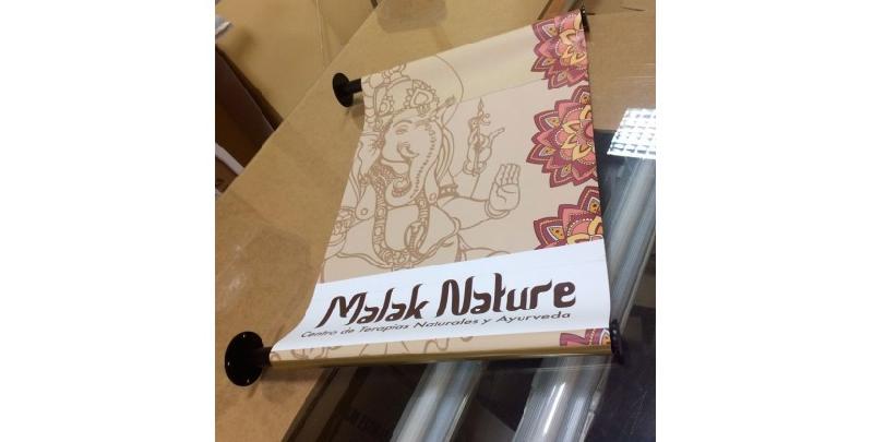 Enseigne drapeau kakémono recto-verso en bâche - qualité Blockout_1