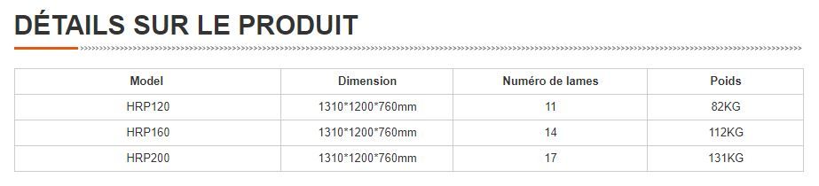 Hrp - herses de prairie agricole - lefa - poids 28 à 131 kg_1