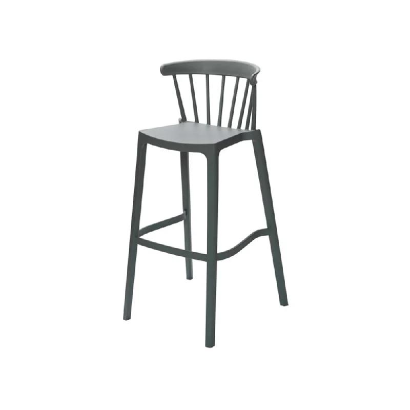 Windson - Tabouret de bar empilable en polypropylène Vert jade_1
