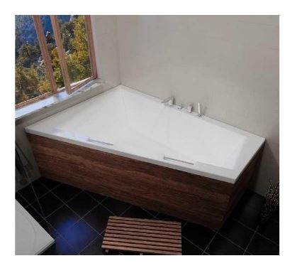 BAIGNOIRE D'ANGLE DOPPIO 180X130 CM VERSION DROITE_1